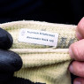Feuerwehr Etikett Handschuh