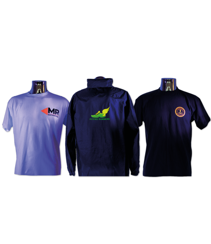 Tagesleuchtfarben Shirt UV